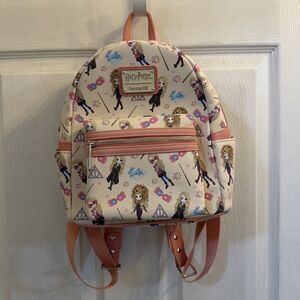 Loungefly Harry Potter Luna Lovegood Mini Backpack Pink Wizarding STORE MODEL